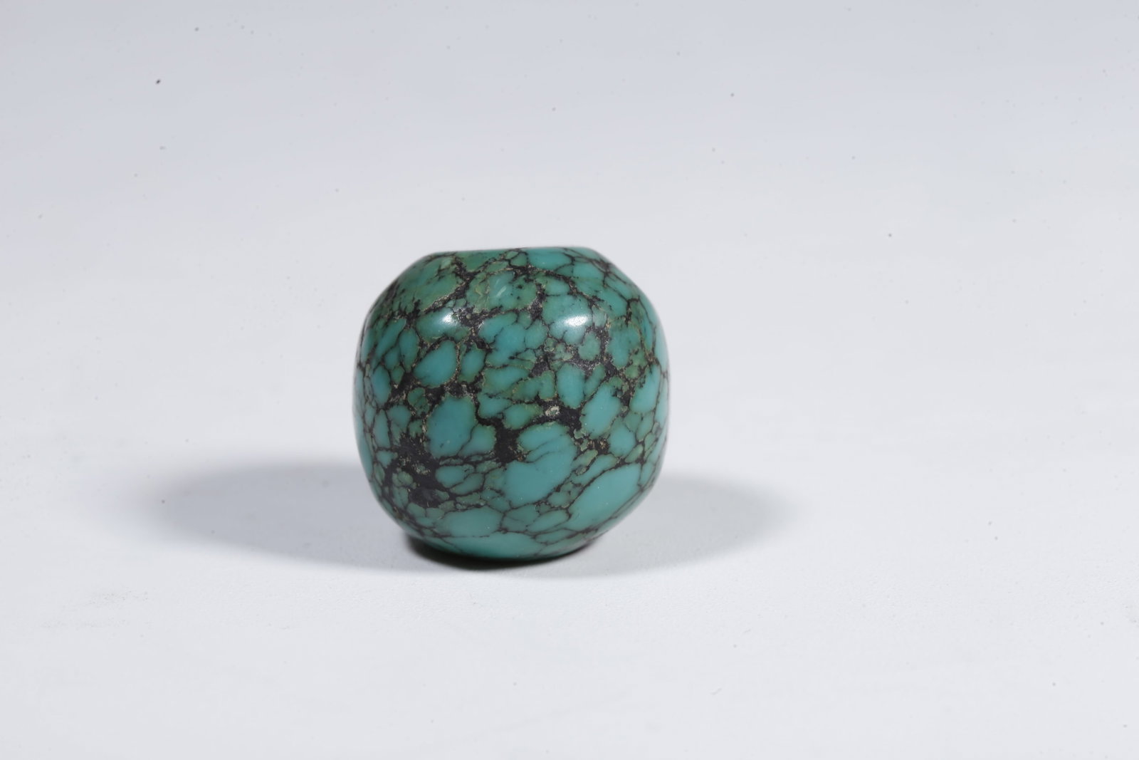 A TURQUOISE BEAD (PAIR) - 3