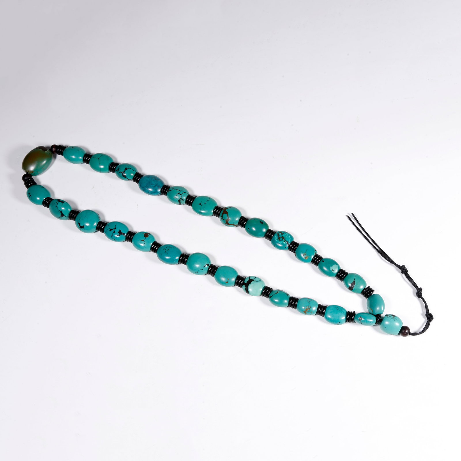 A TURQUOISE PRAYER BEADS (1 of 9)