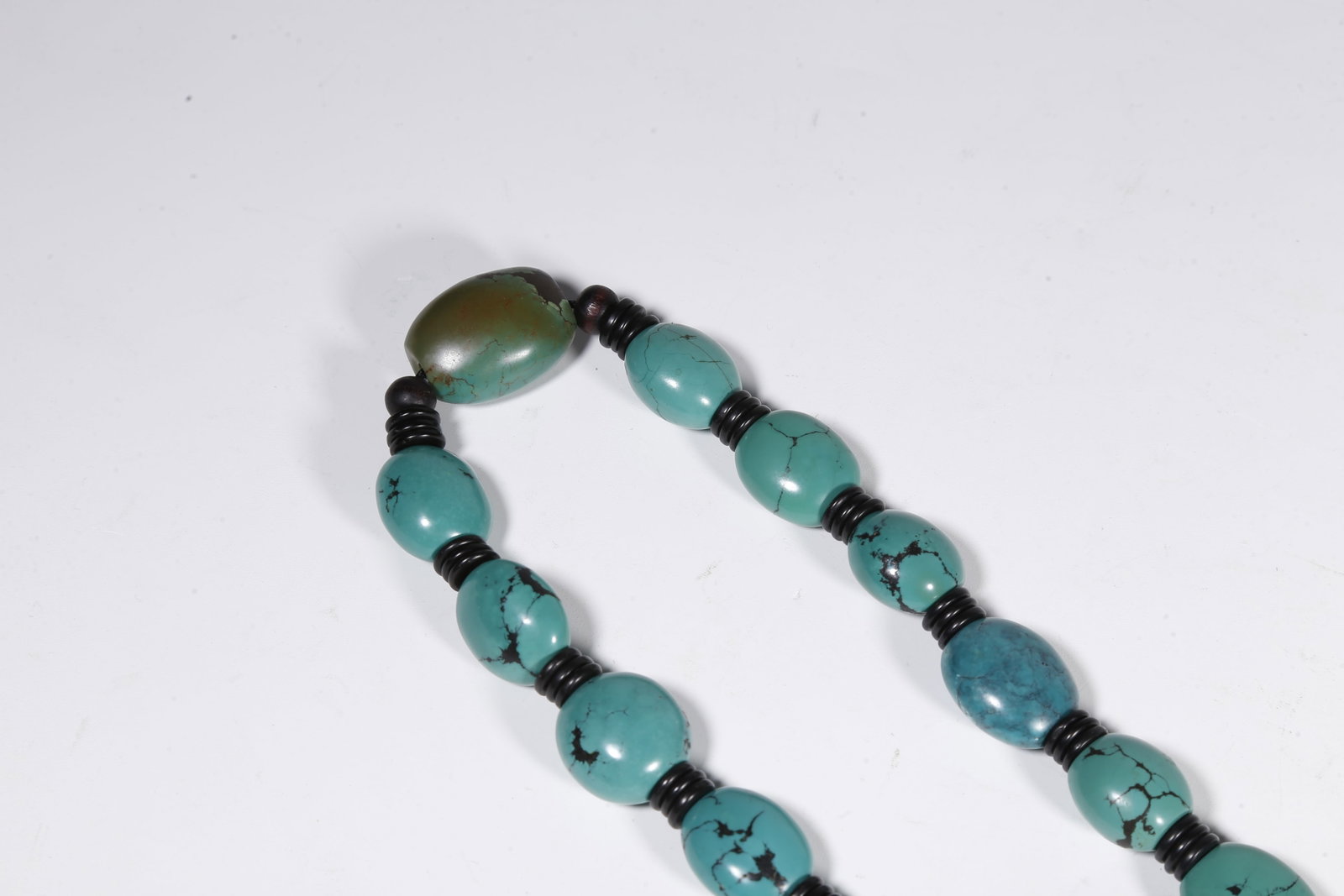 A TURQUOISE PRAYER BEADS - 2
