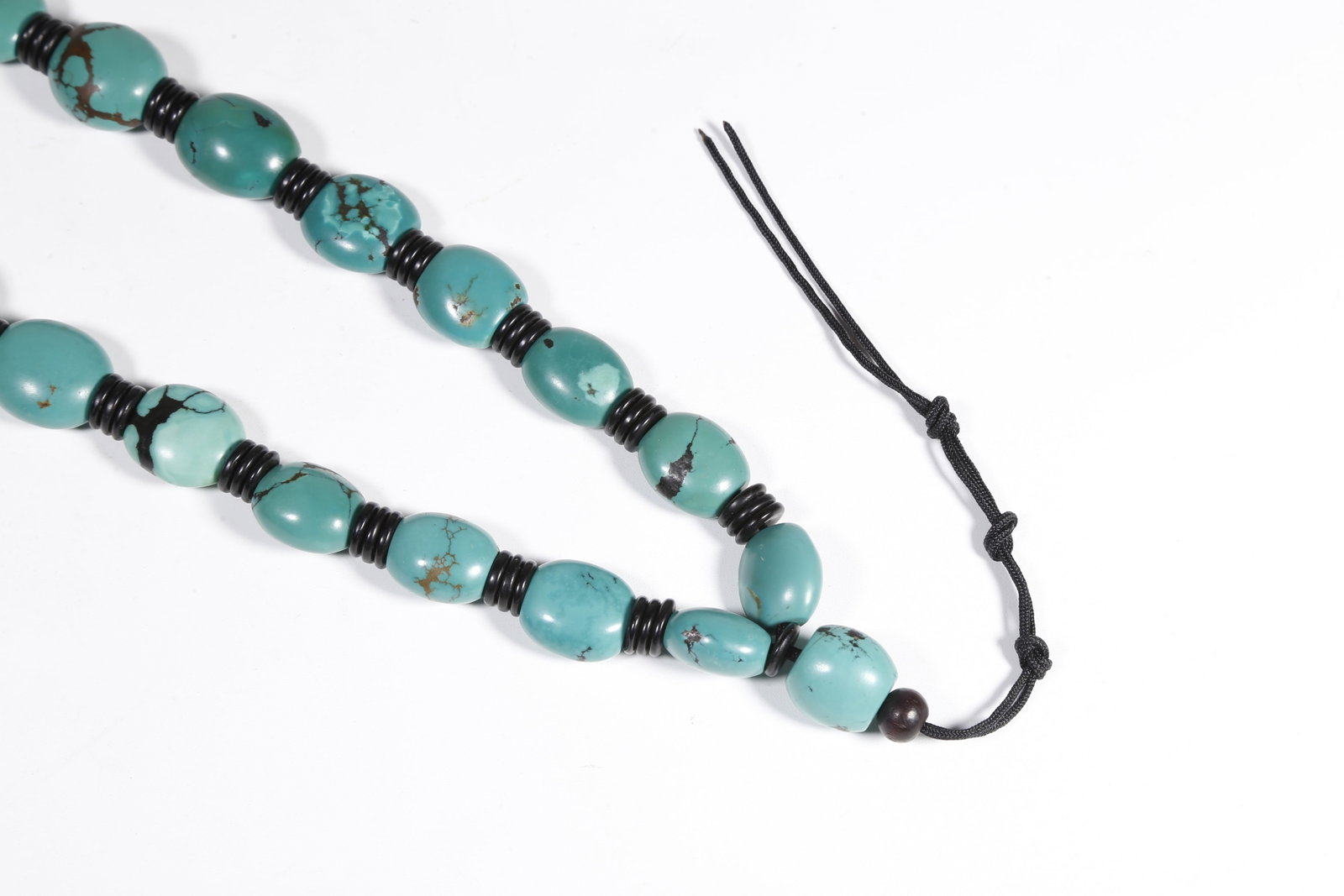 A TURQUOISE PRAYER BEADS - 4