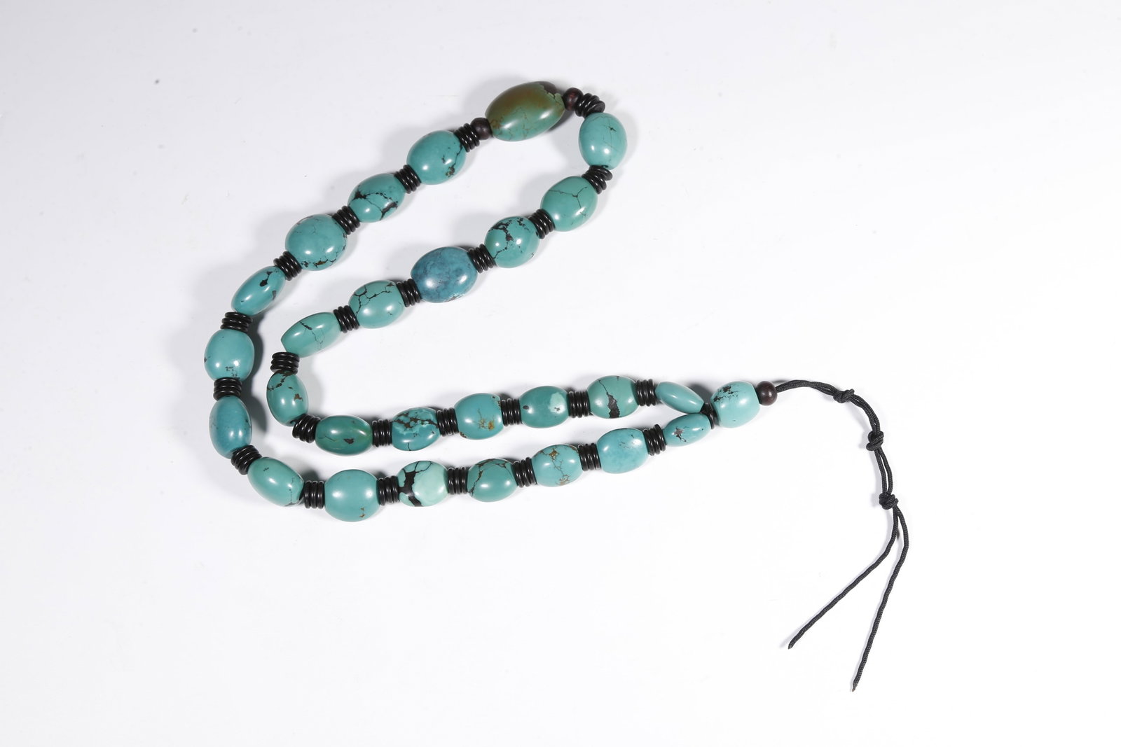 A TURQUOISE PRAYER BEADS - 5