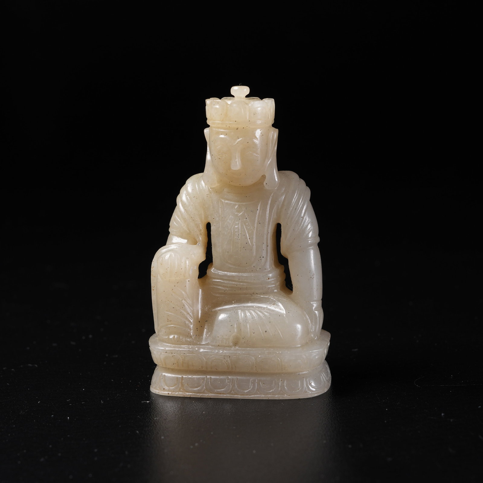 A HETIAN JADE BUDDHA STATUE (1 of 9)