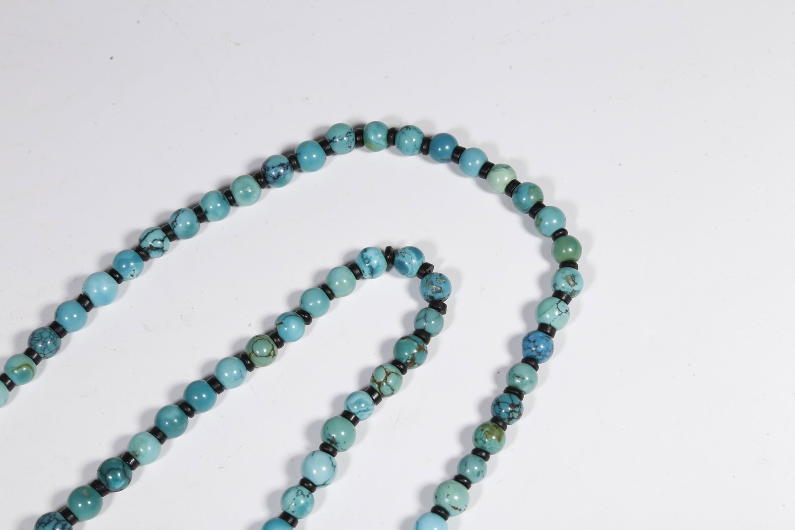 A TURQUOISE PRAYER BEADS - 2