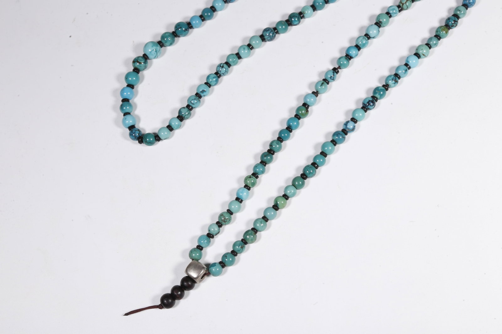 A TURQUOISE PRAYER BEADS - 3