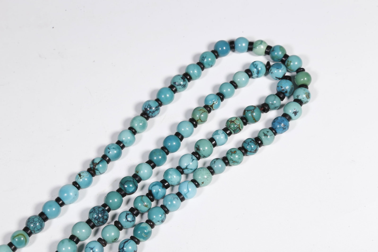 A TURQUOISE PRAYER BEADS - 5
