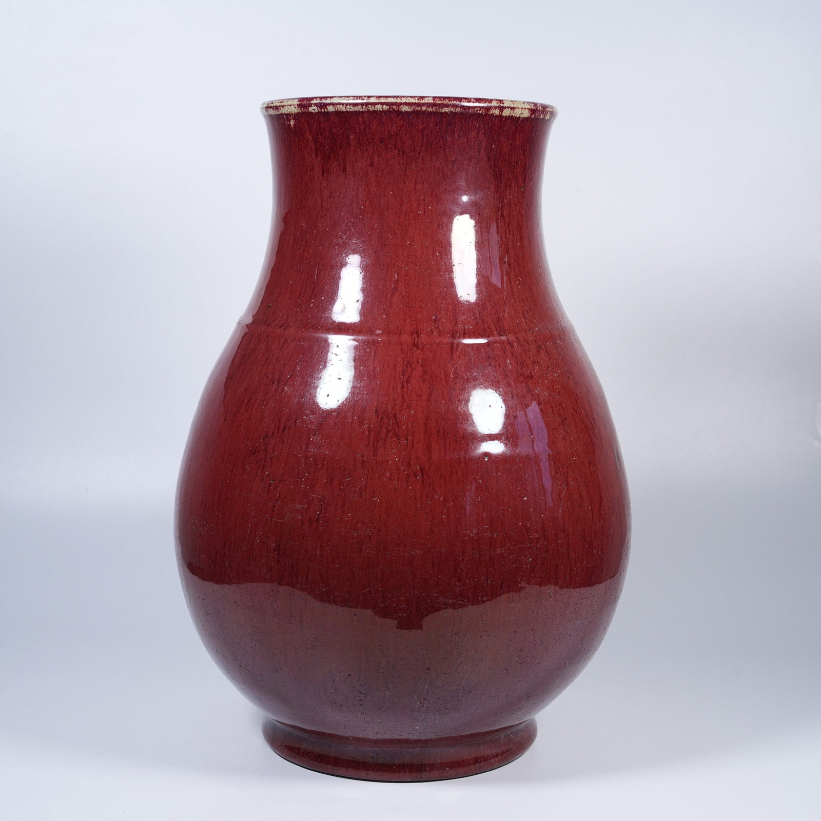 A JUN-RED-GLAZE ZUN VESSEL (1 of 9)