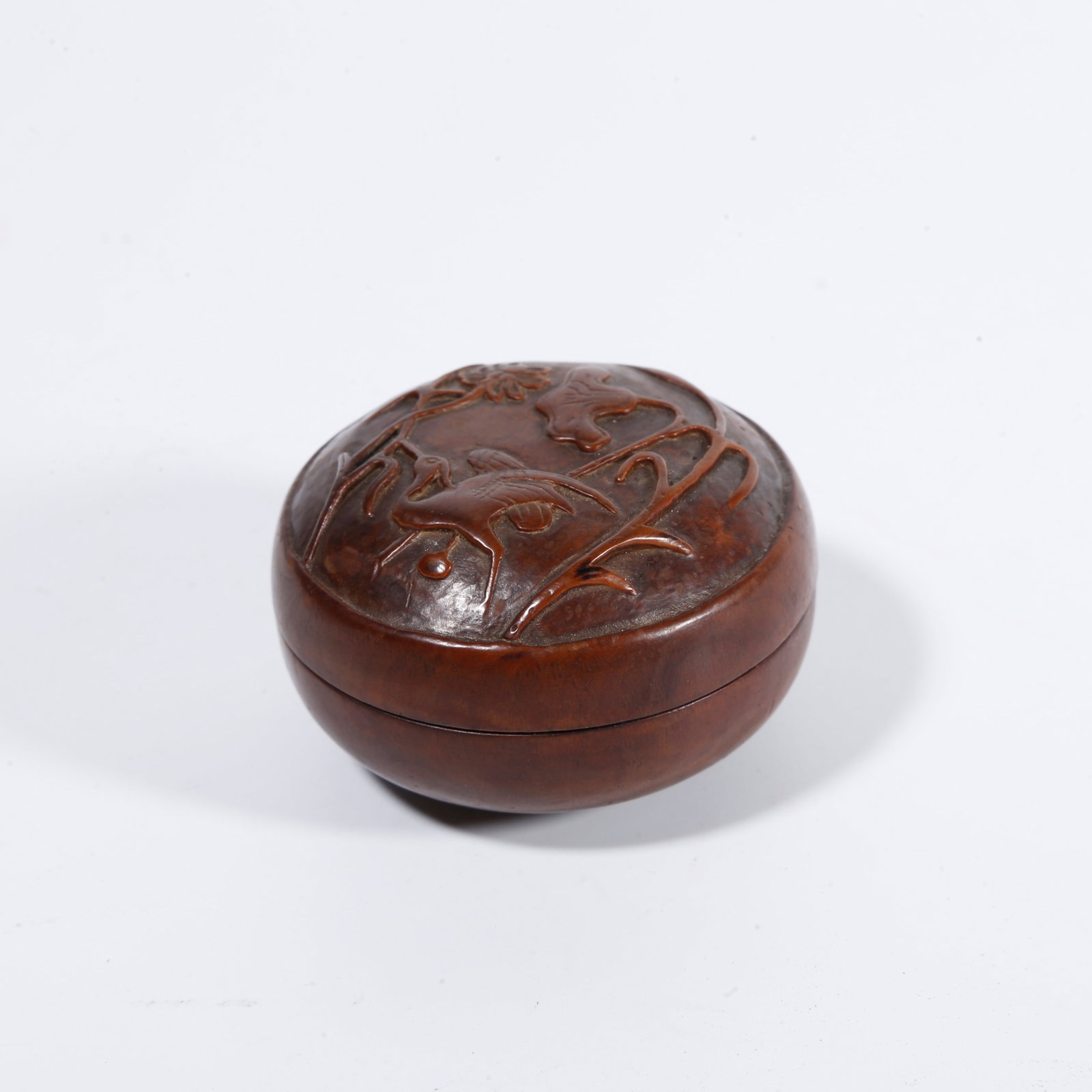 A HUANGHUALI WOOD COVERED BOX (1 of 9)