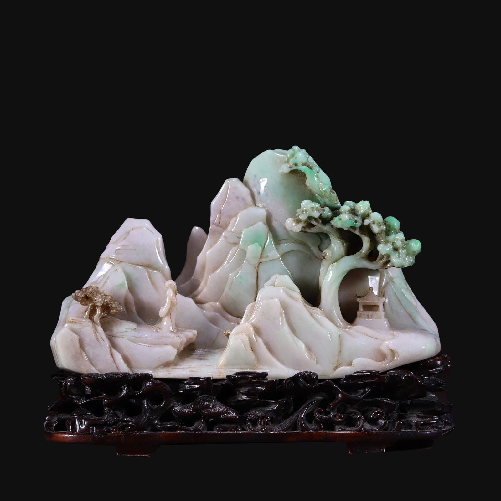 emerald landscape character shanzi ornament (1 of 9)