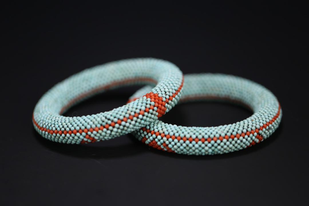 Songshi coral bat pattern hand string in Qing Dynasty (1 of 8)