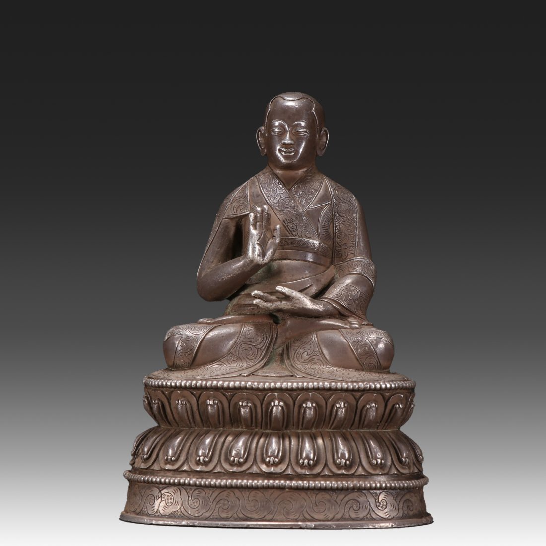 Tibetan Sterling Silver Buddha (1 of 9)