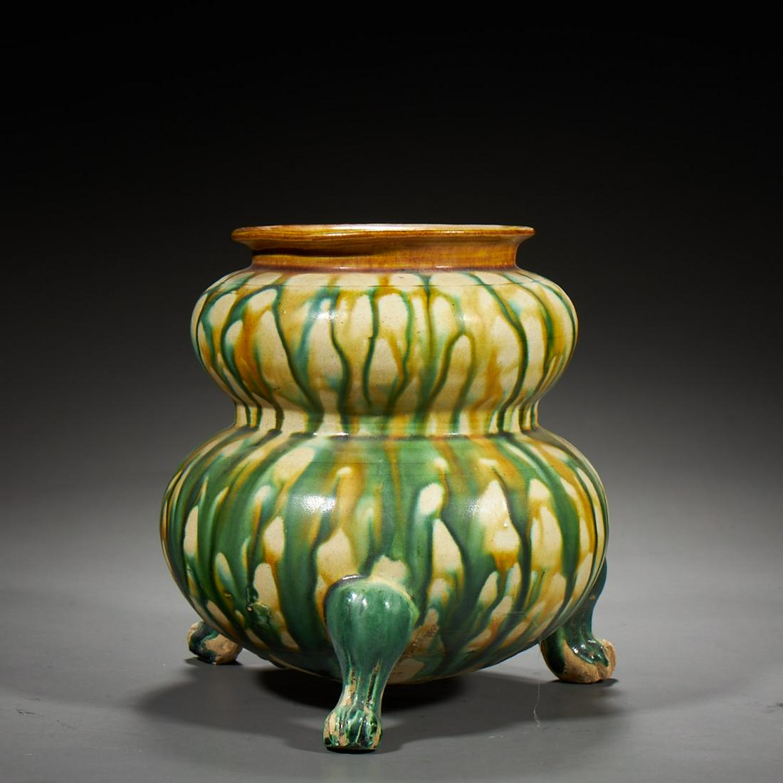 Tang Sancai "Three-legged Jar" (1 of 8)