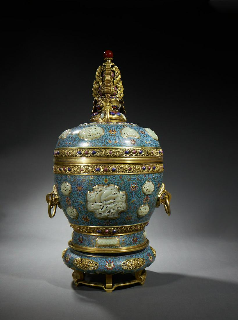 Cloisonne "aromatherapy stove" (1 of 15)