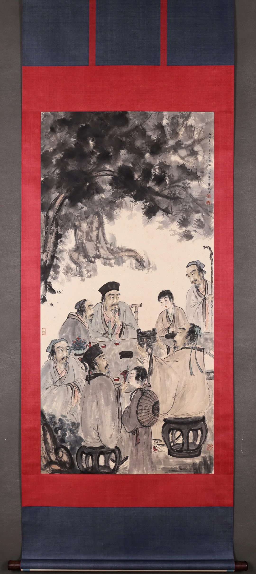 FU BAOSHI AND GAO SHIYA'S COLLECTION PICTURE: DRAWING HEART SIZE 140X67CM