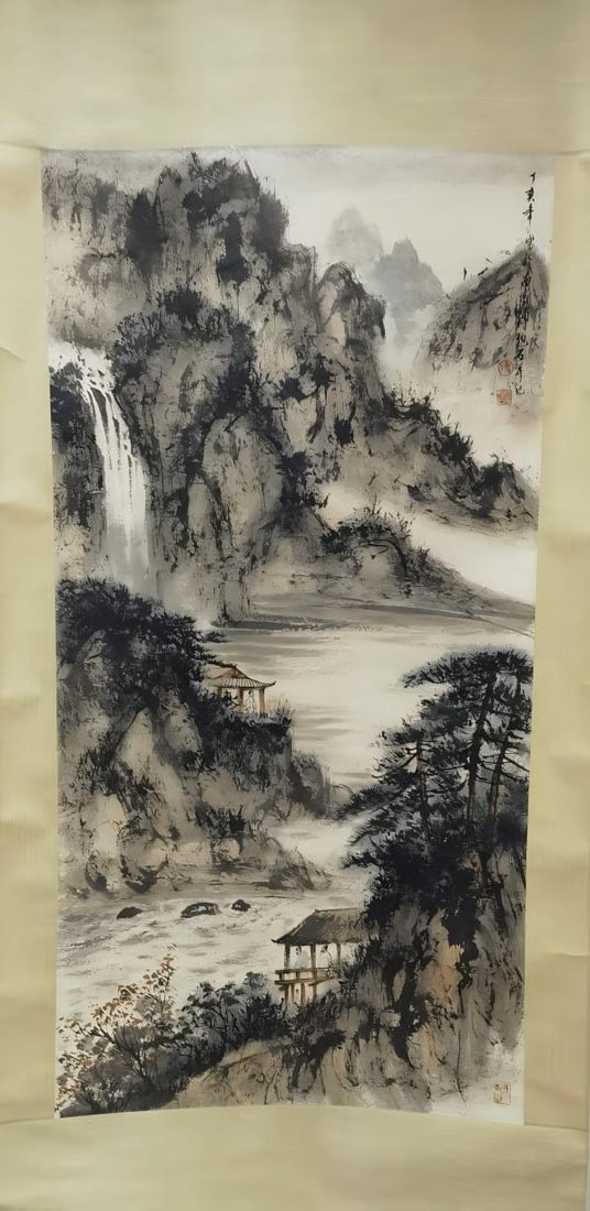VIEW OF FU BAOSHI: H.106X54CM
