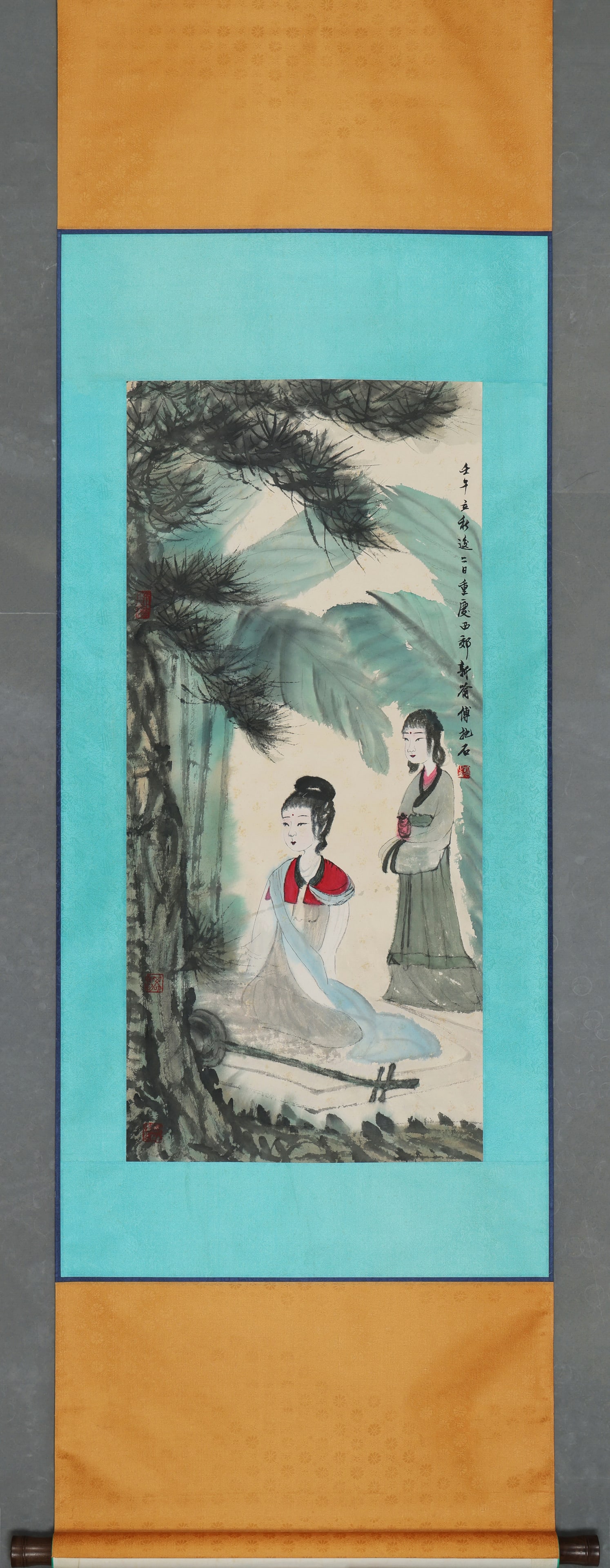 FU BAOSHI'S FIGURES: 95x44CM