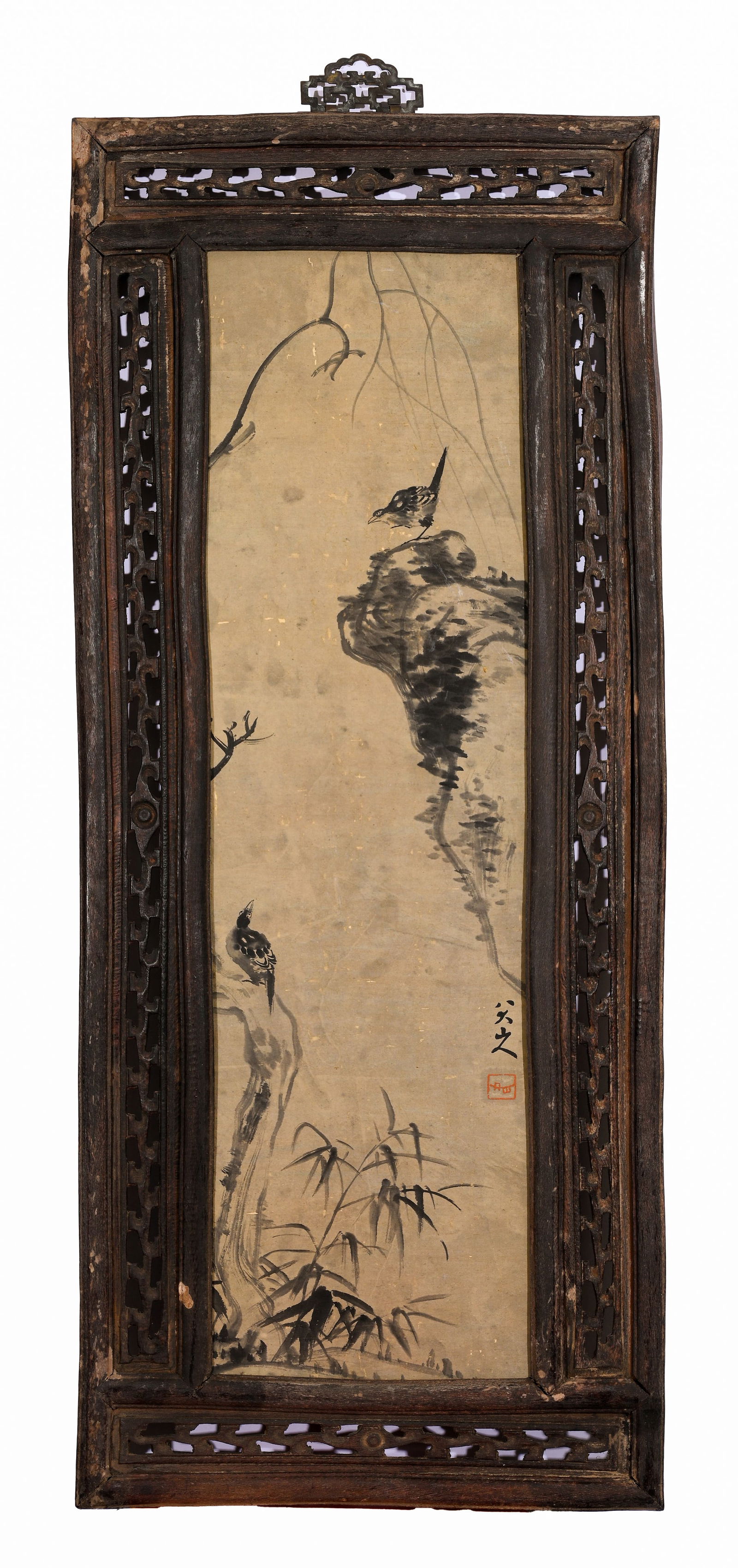 BADA SHANREN, FOUR-PANEL SCREEN - 2