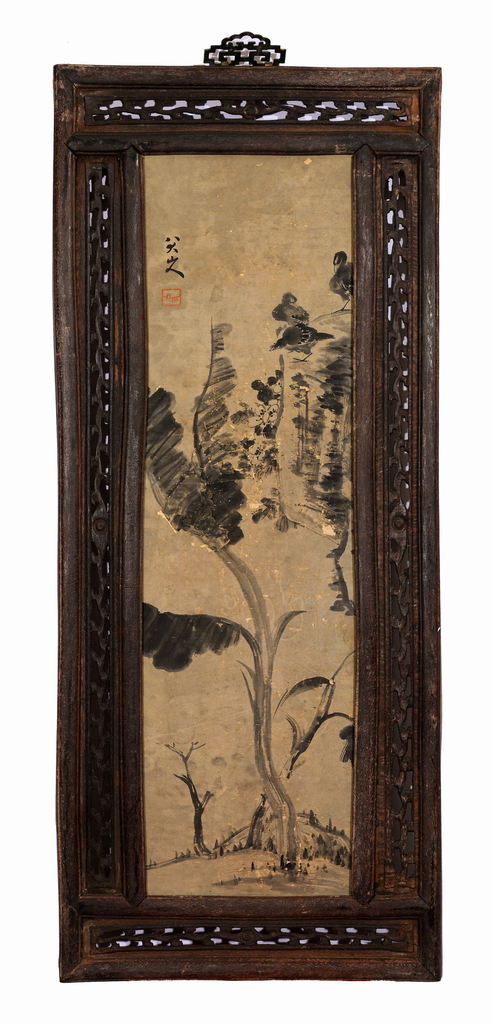 BADA SHANREN, FOUR-PANEL SCREEN - 4