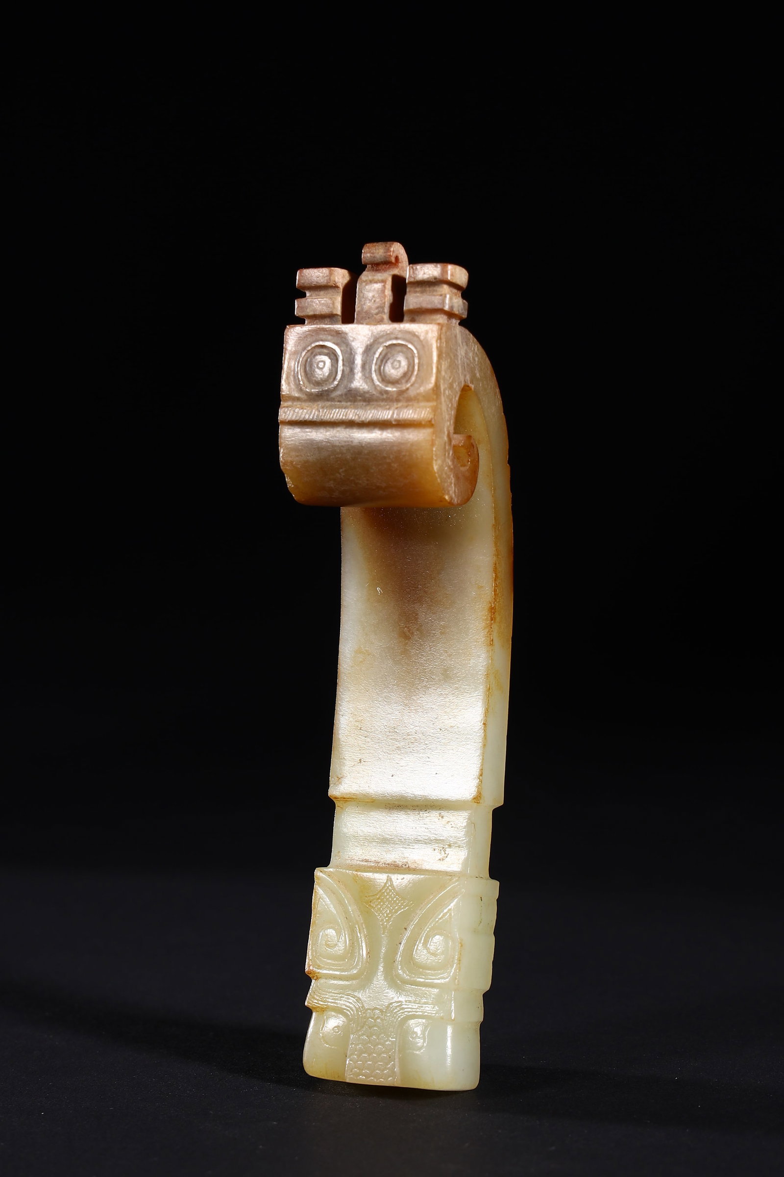 JADE BELT HOOK: Length 9.6cm