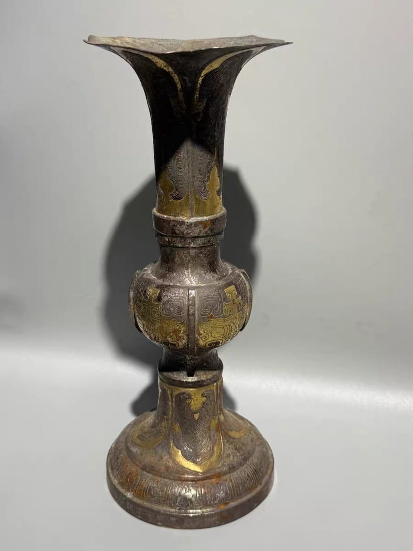 SILVER FLOWER GOBLET: H.27CM WT.470G