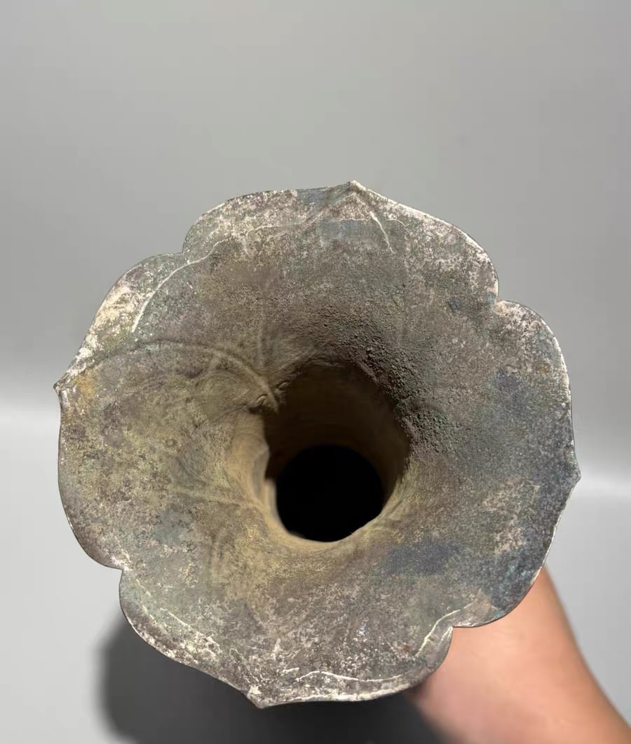 SILVER FLOWER GOBLET - 7