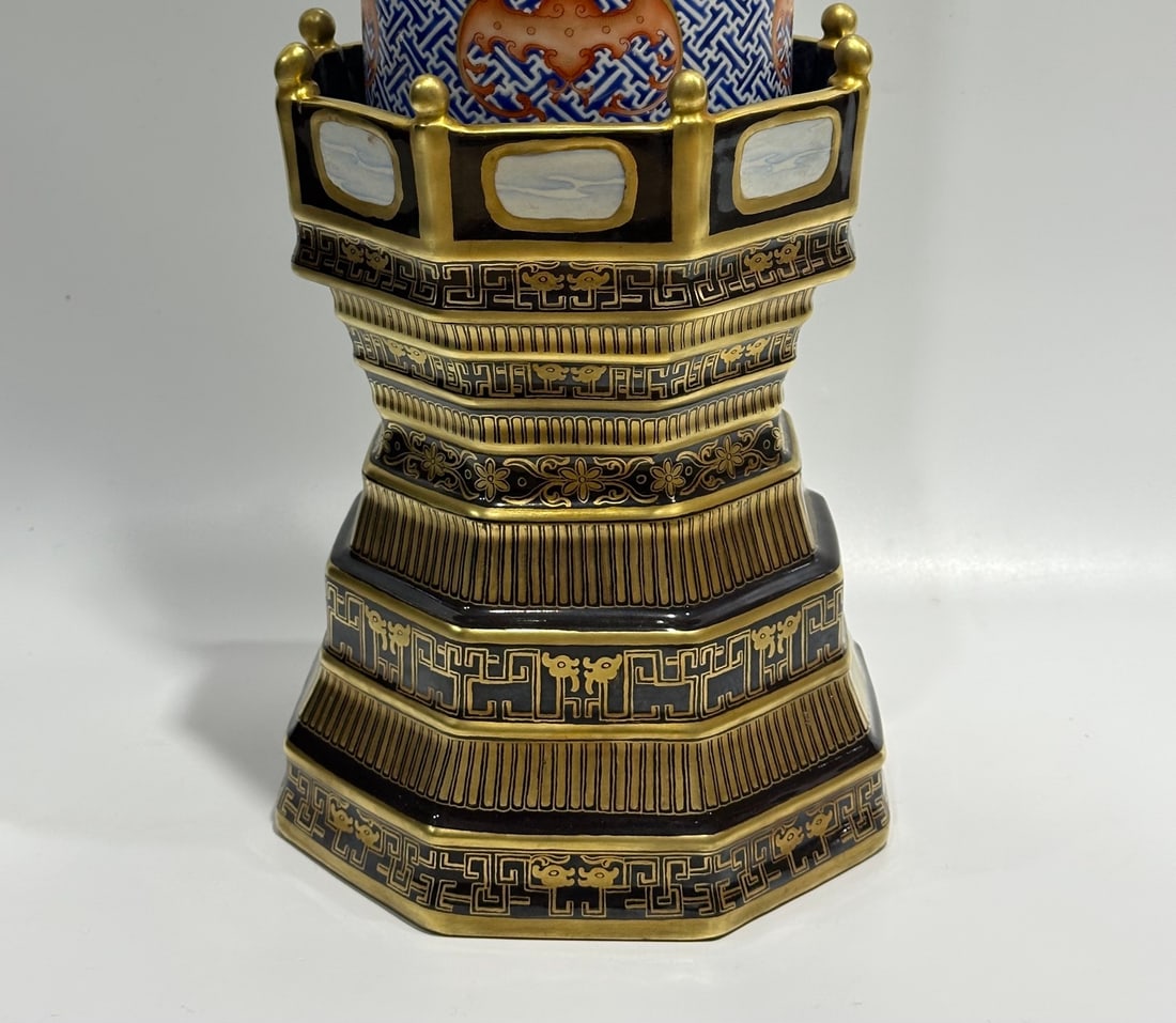 TURQUOISE GLAZE HAT STAND - 5