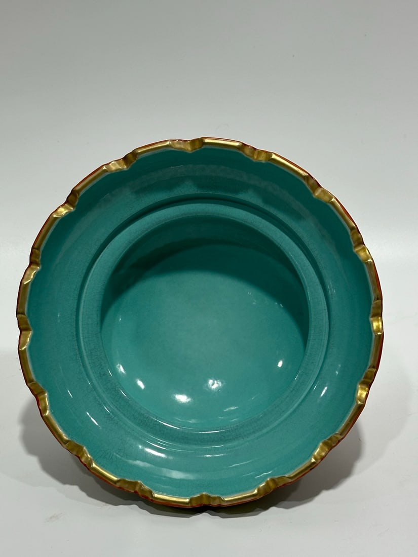 TURQUOISE GLAZE HAT STAND - 8