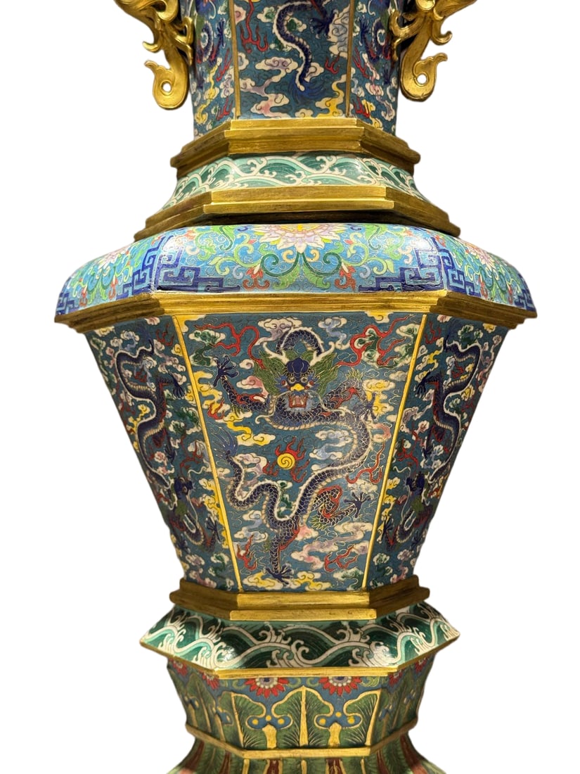 DRAGON PATTERN HEXAGONAL ZUN - 6