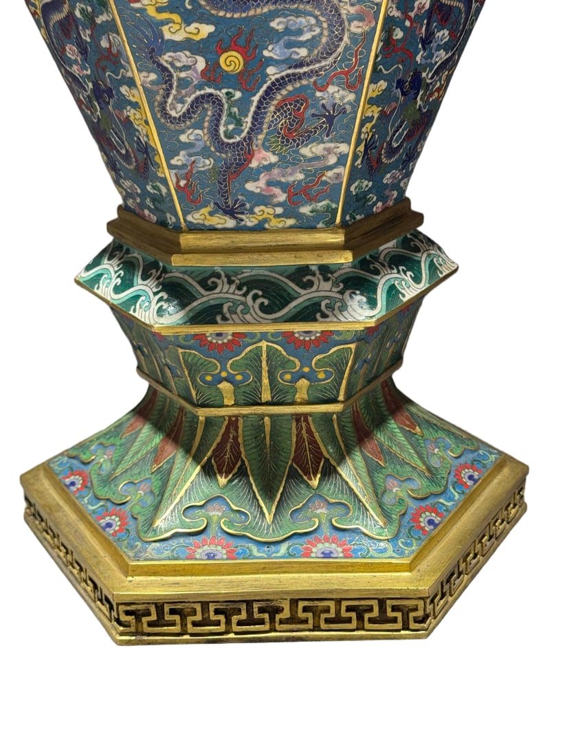 DRAGON PATTERN HEXAGONAL ZUN - 7