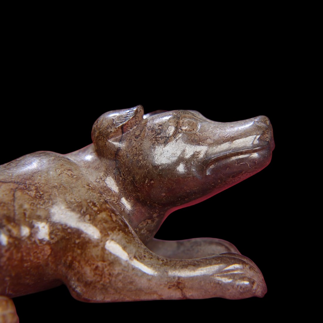 HETIAN JADE DOG - 2