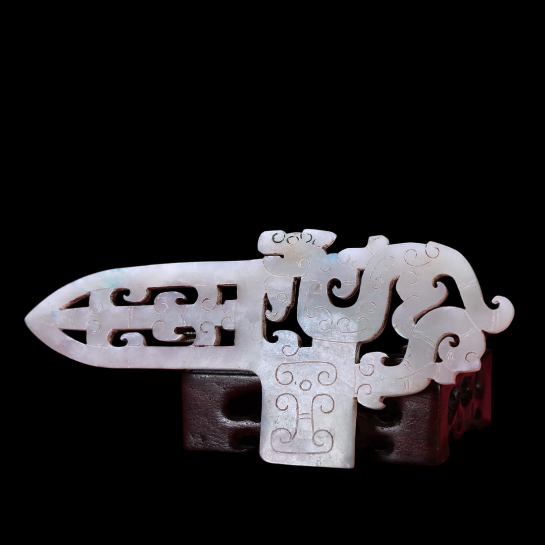 HETIAN JADE DAGGER-AXE - 6