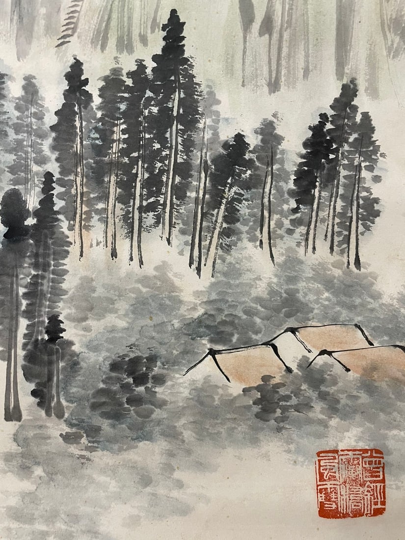 QIBAISHI:LANDSCAPE，)傅抱石 - 8