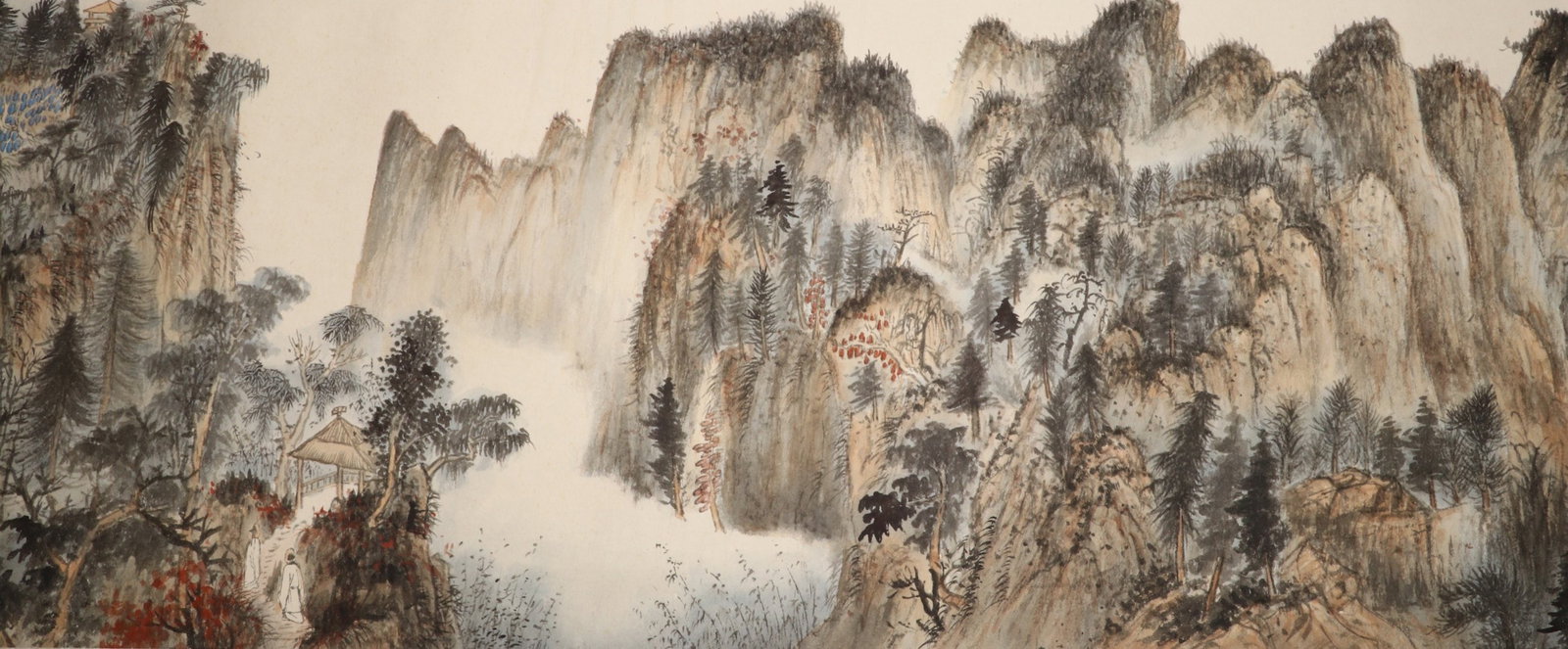 ZHANGDAQIAN:SCENICVIEWSOFSTREAMSANDMOUNTAINS张大千 - 3