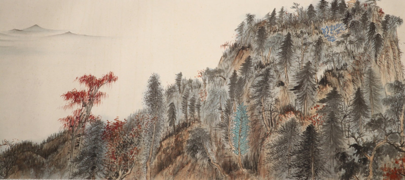 ZHANGDAQIAN:SCENICVIEWSOFSTREAMSANDMOUNTAINS张大千 - 5