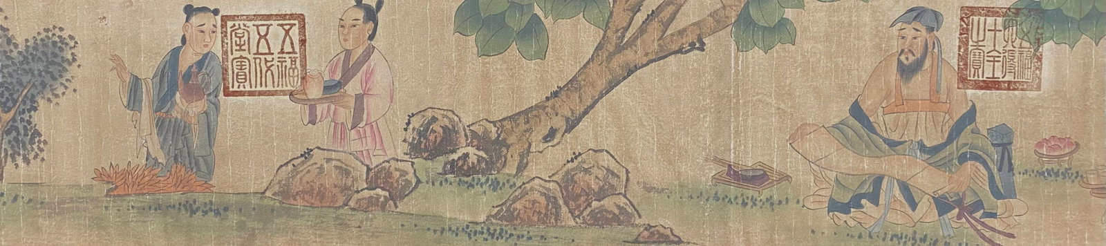 YANLIBEN:FIGURES(HANDSCROLL)阎立本 - 4