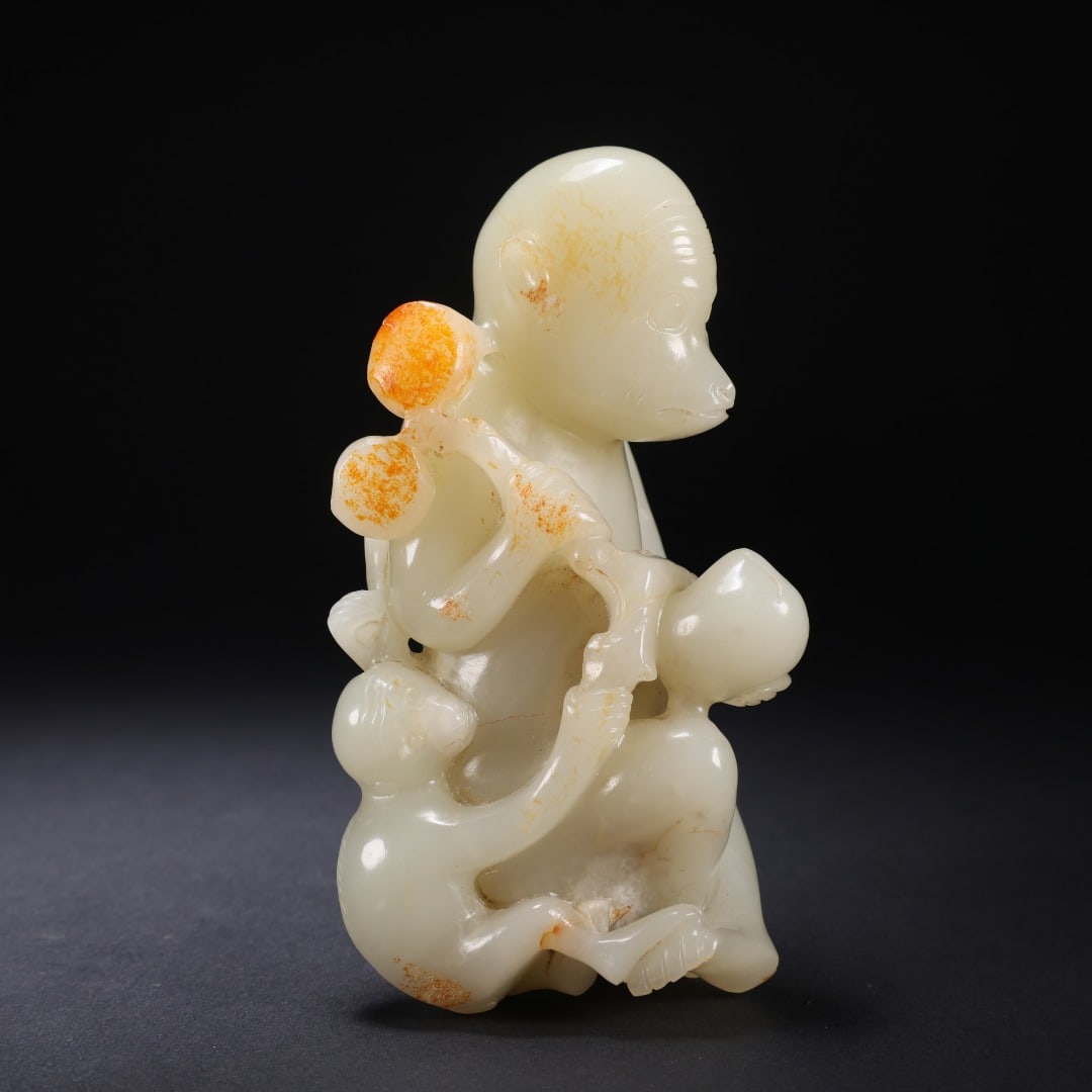 JADE MONKEY ORNAMENT - 8