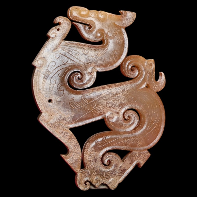 JADE DRAGON PENDANT - 5