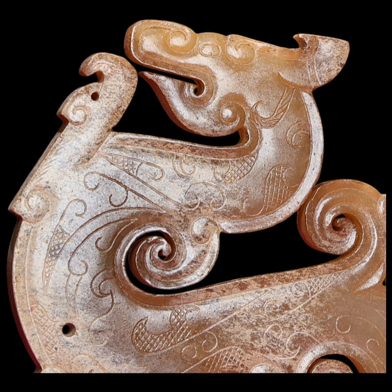 JADE DRAGON PENDANT - 6