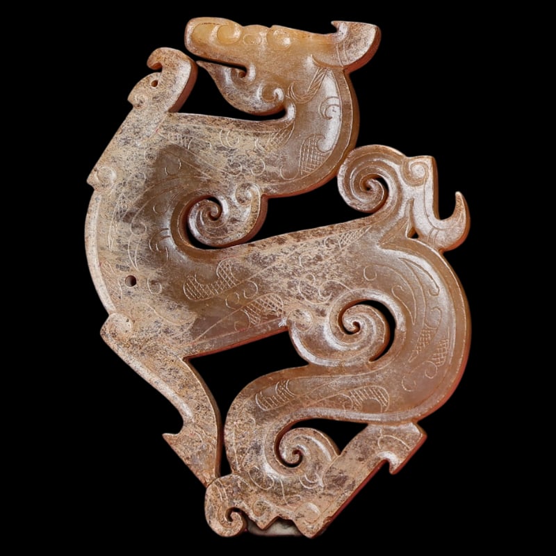 JADE DRAGON PENDANT - 7