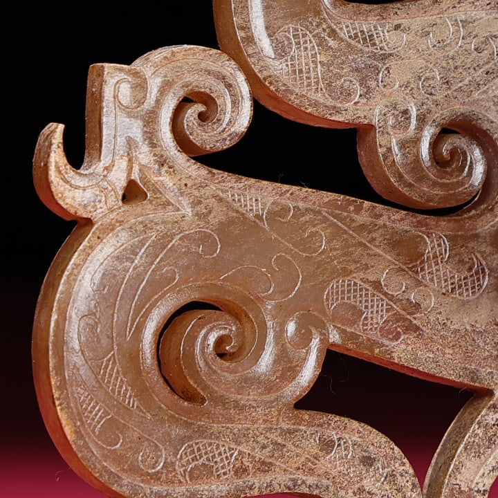 JADE DRAGON PENDANT - 8