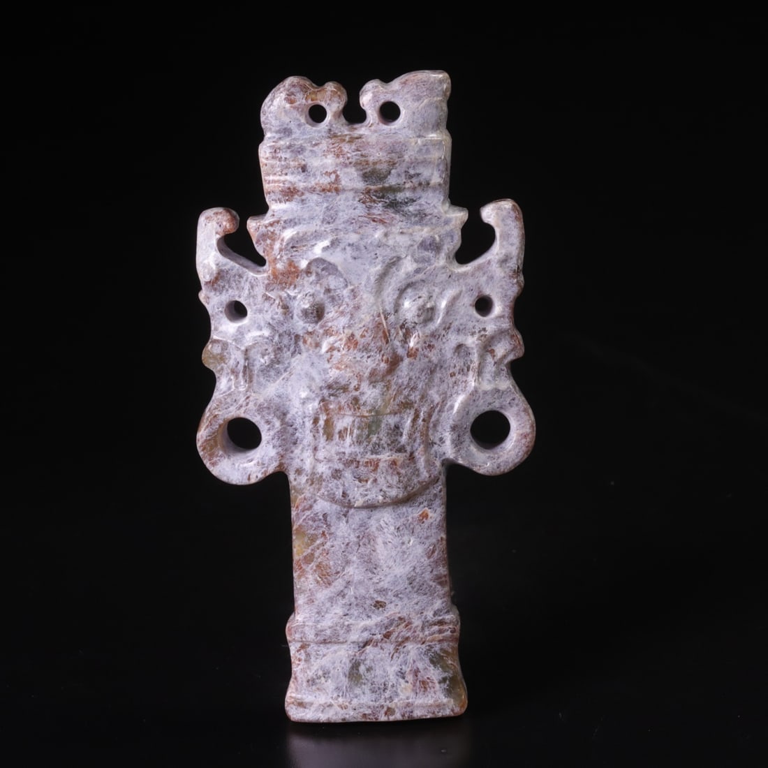 JADE PENDANT: Dimensions: 8.1X4.3X1.1cm, Weight: 51g
