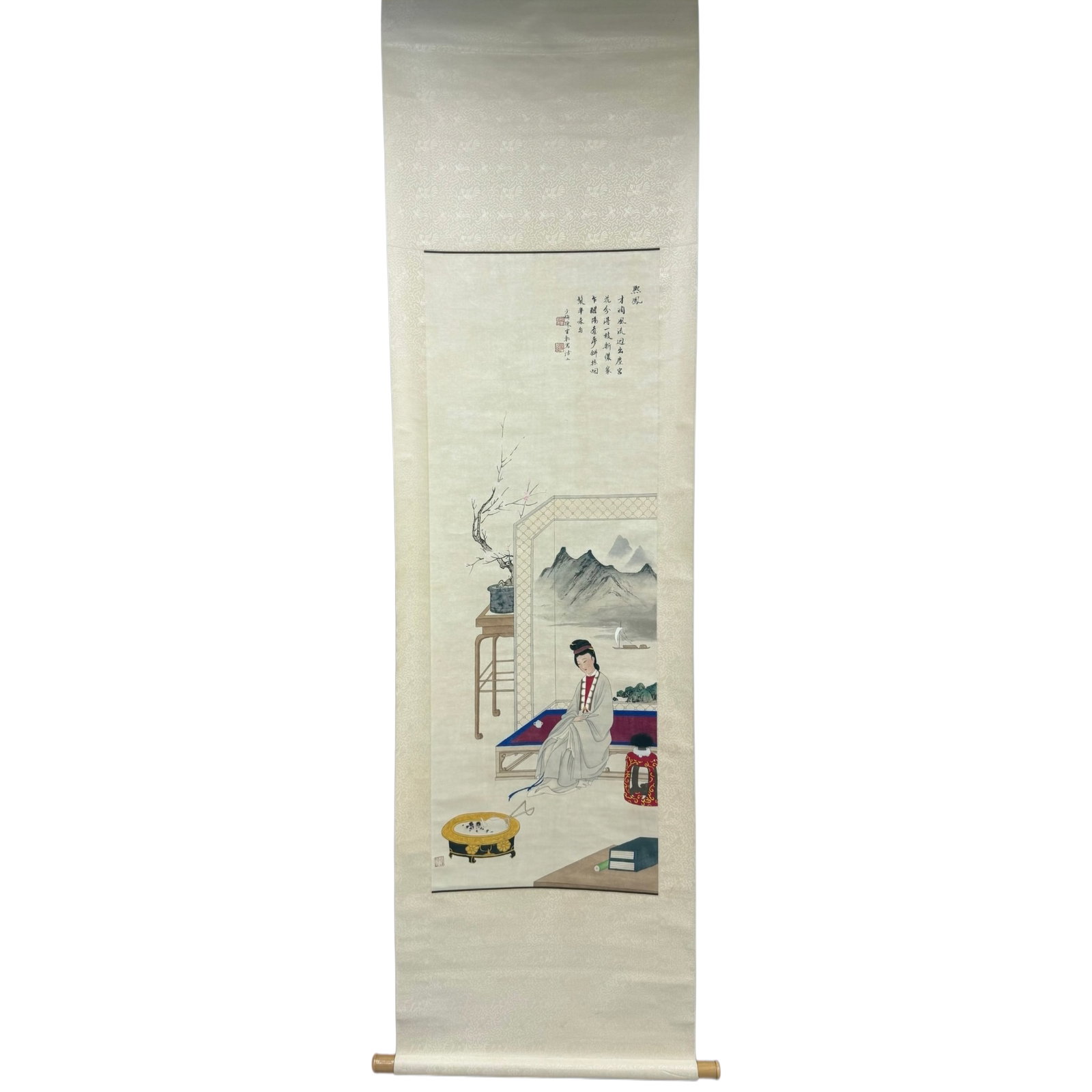 CHENSHAOMEI:WANGXIFENG，陈少梅: Size 132x47cm