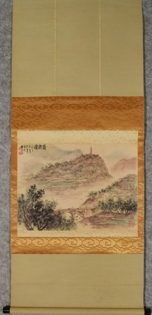 FUBAOSHI:ODETOYAN'AN*(INKONPAPER)，傅抱石: Size: 46X33cm
