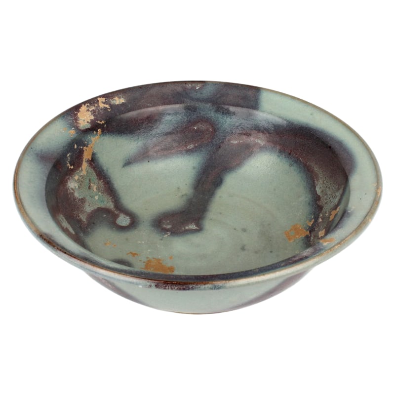 RED JUN KILN WASHBASIN: 30.3 cm in diameter