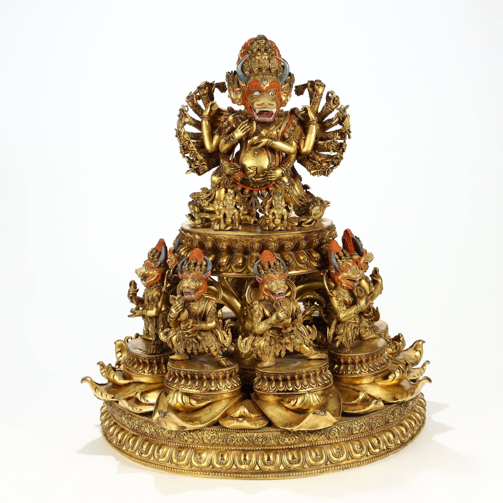 GILDED BRONZE VAJRABHAIRAVA (1 of 13)