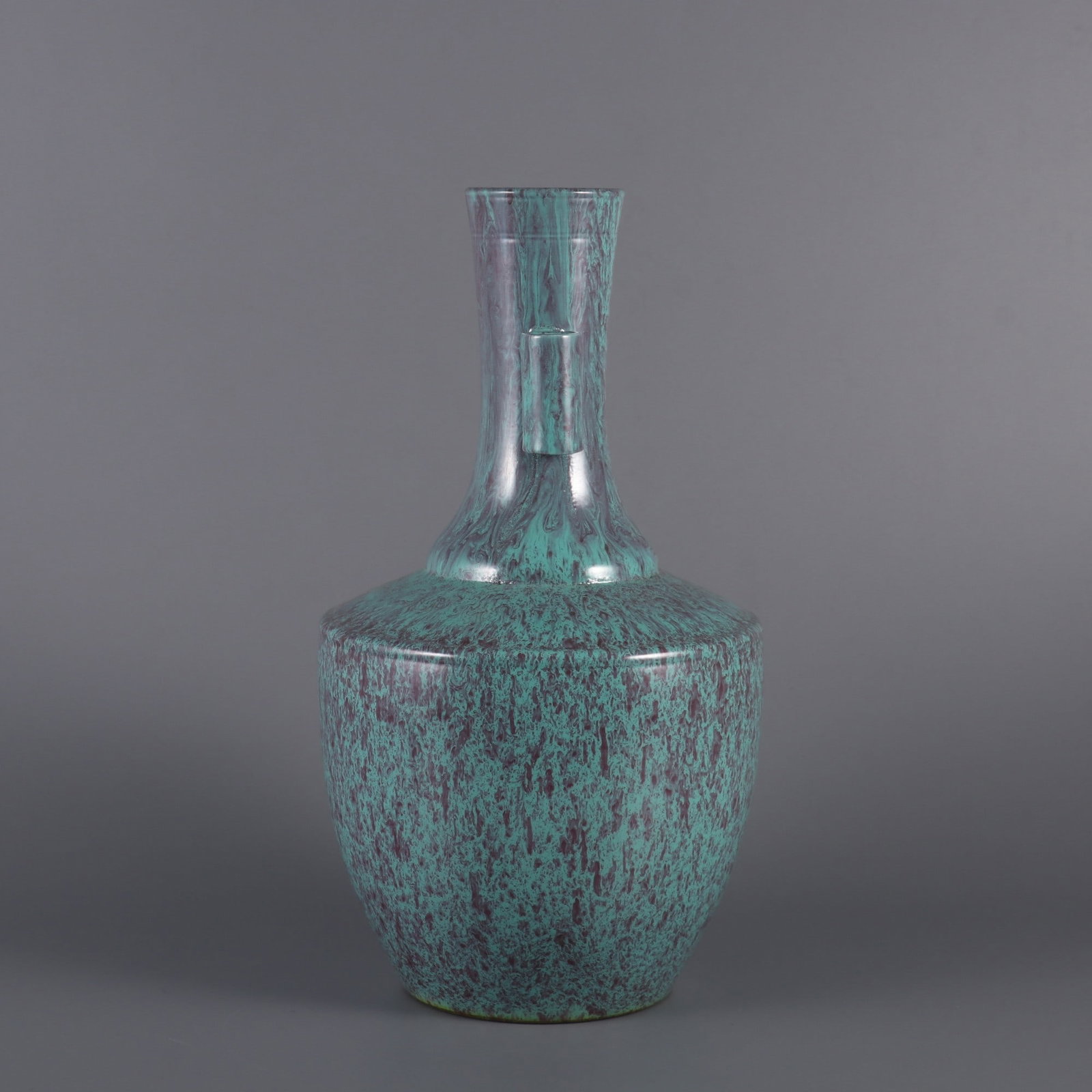 JUN-GLAZED DOUBLE-EARED VASE - 2
