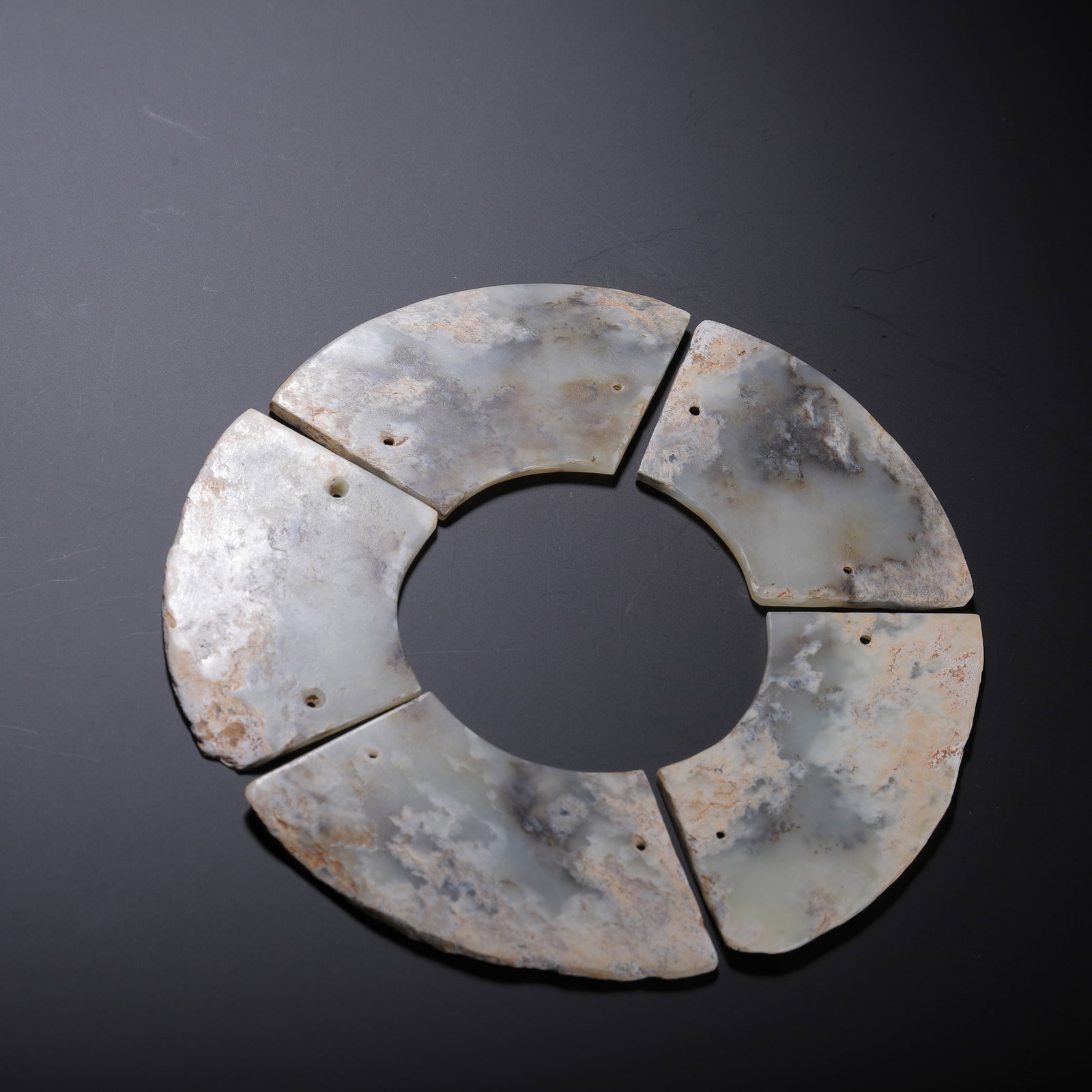 CRYSTAL COINS: 12cm long, 12cm wide
