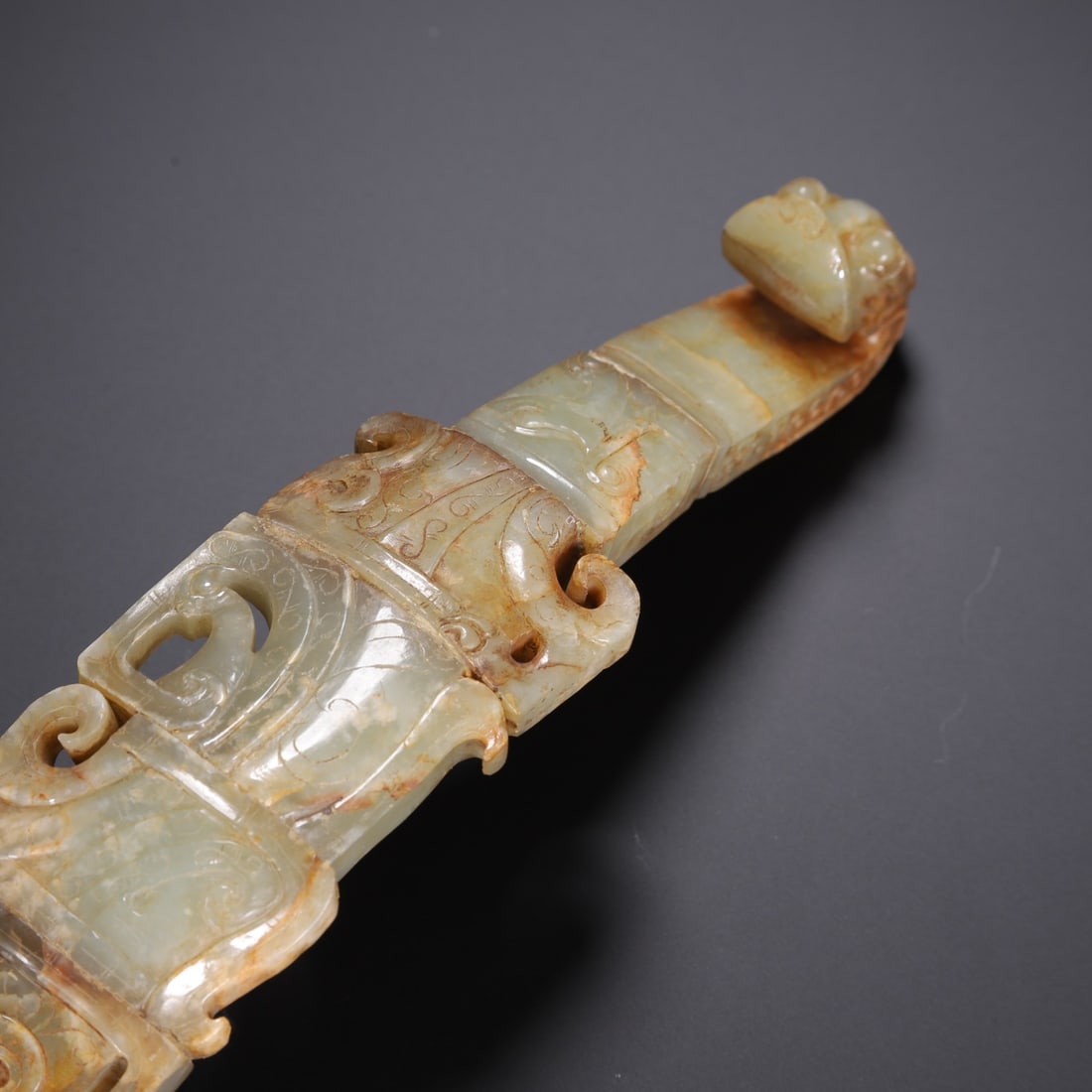 ANCIENT JADE BELT HOOK - 4