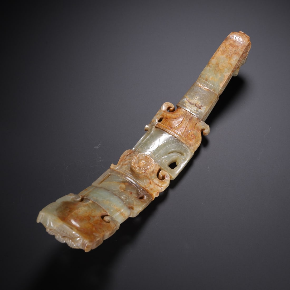 ANCIENT JADE BELT HOOK - 5