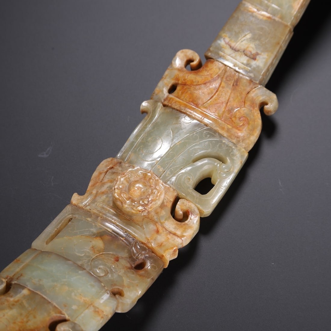 ANCIENT JADE BELT HOOK - 6