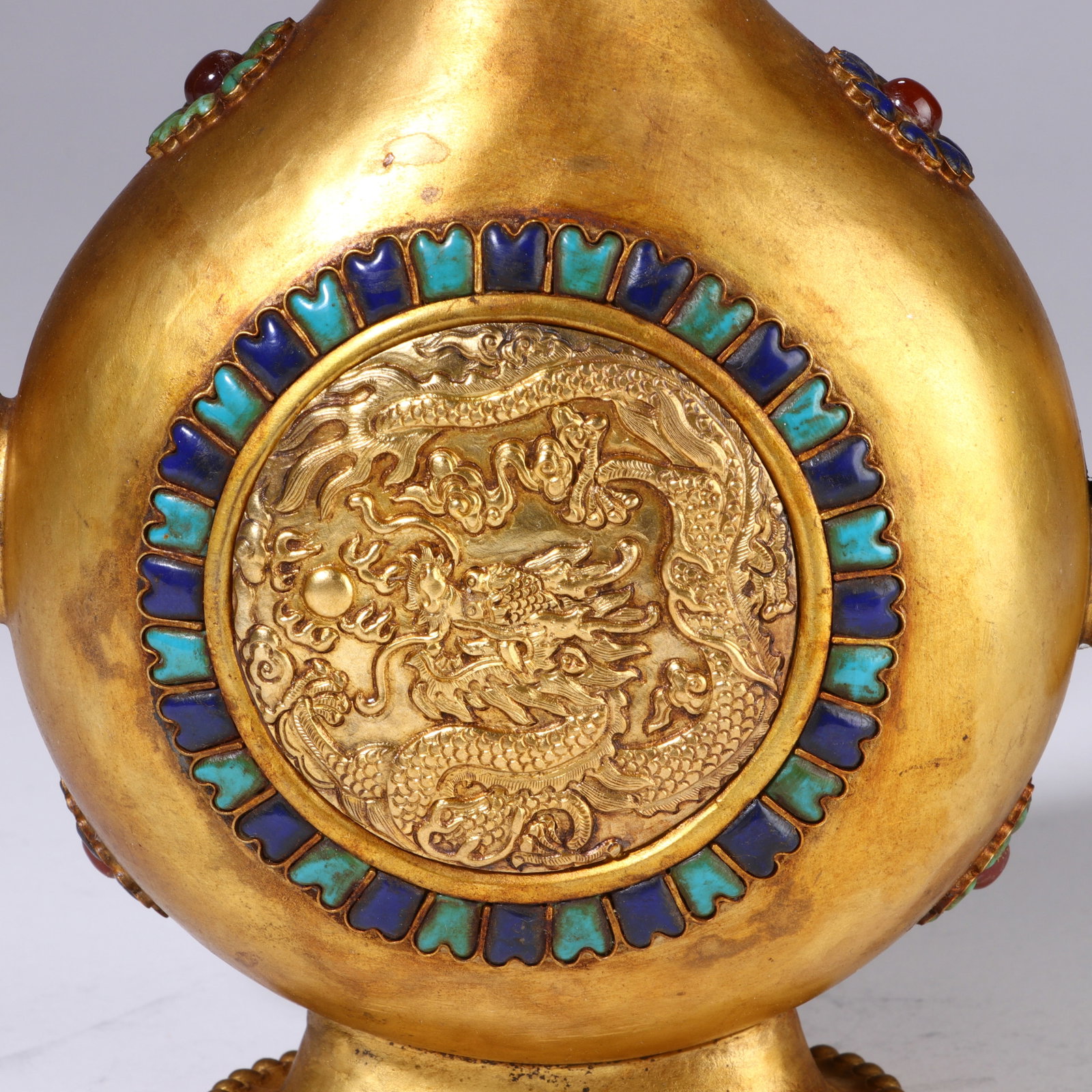 GILDED BRONZE EWER - 3